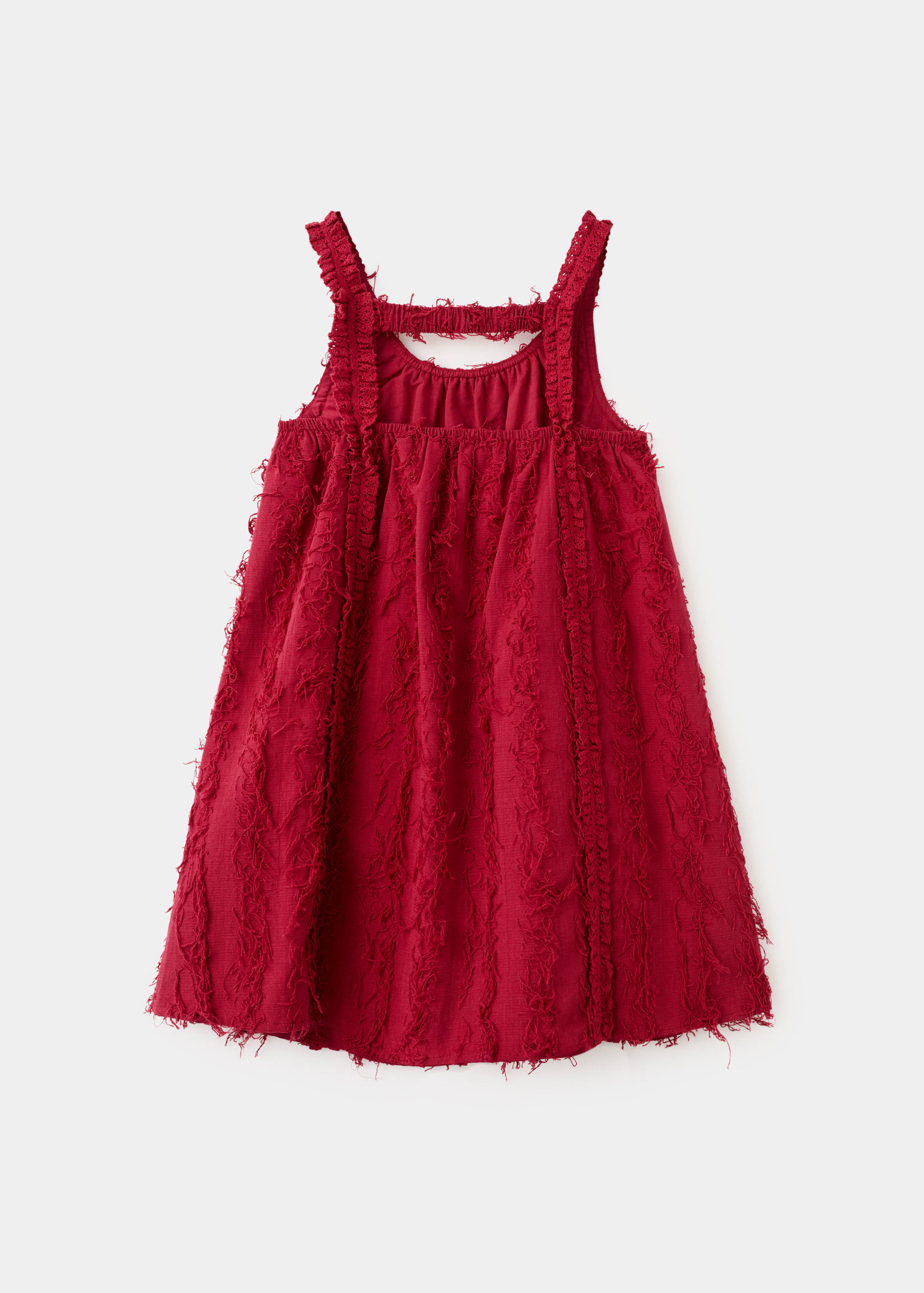 Fringe detail dress - Reverse of the article