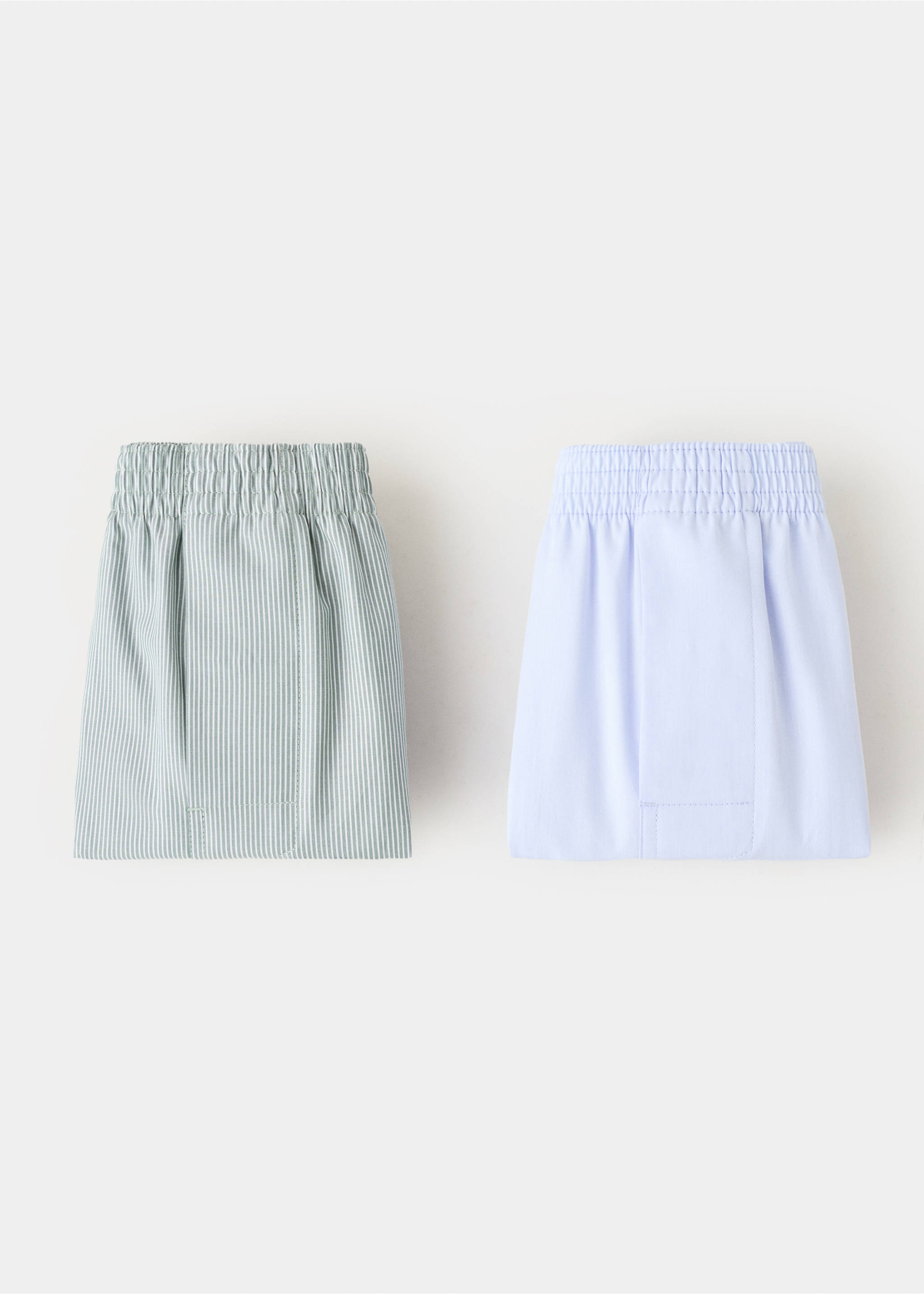 Lot 2 boxers motifs différents - Article sans modèle, Vert pastel. Ref: 37041430-00.