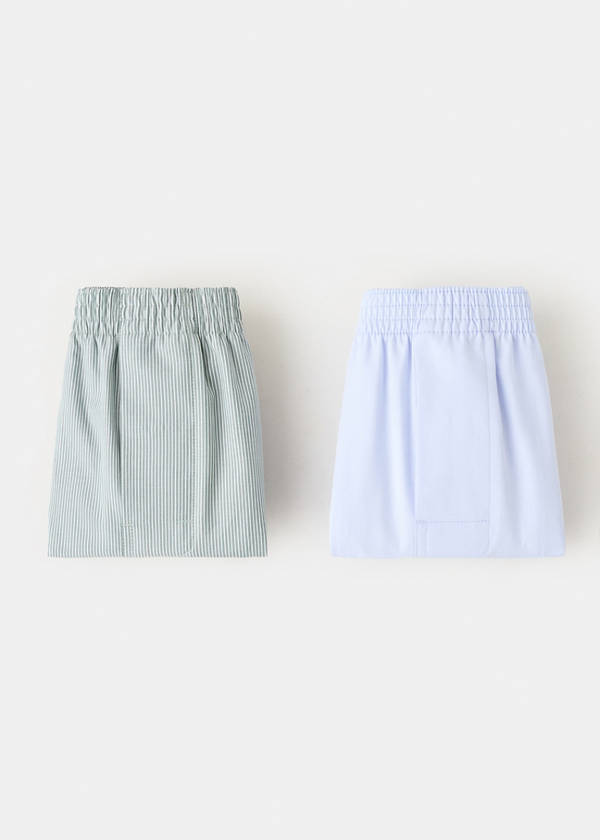 Mixed boxer 2 pack — Pastel Green