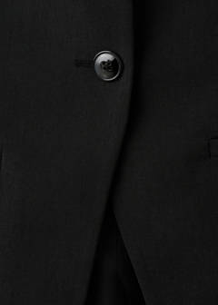 Waistcoat with buttons and pockets — Black 6