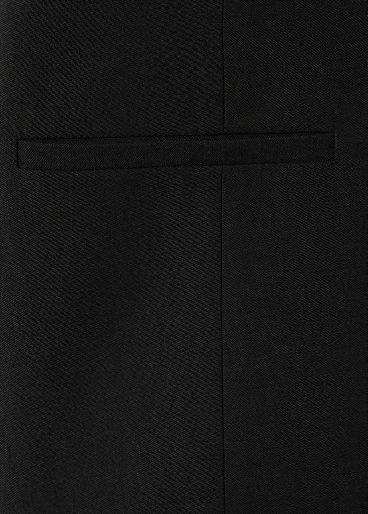 Waistcoat with buttons and pockets — Black