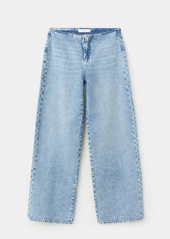 Low-waist wide-leg jeans — Medium Blue 5