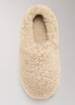Wool fleece slipper — Beige 3