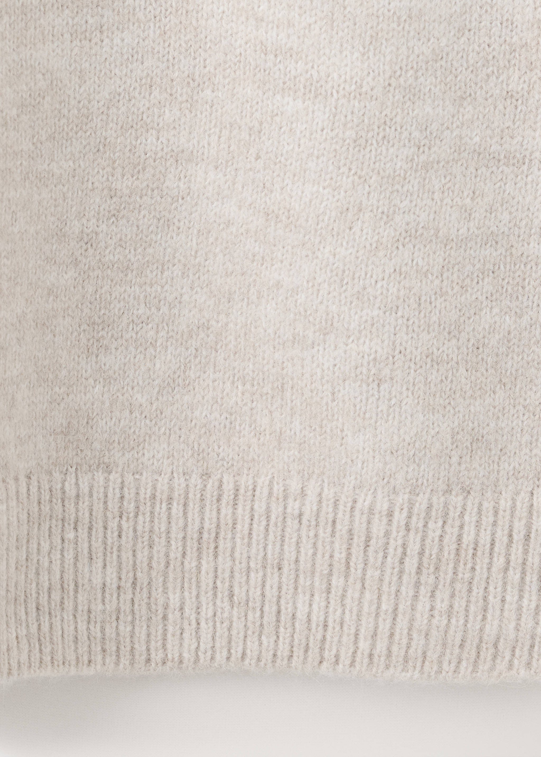 Round-neck knitted sweater - Details of the article 0