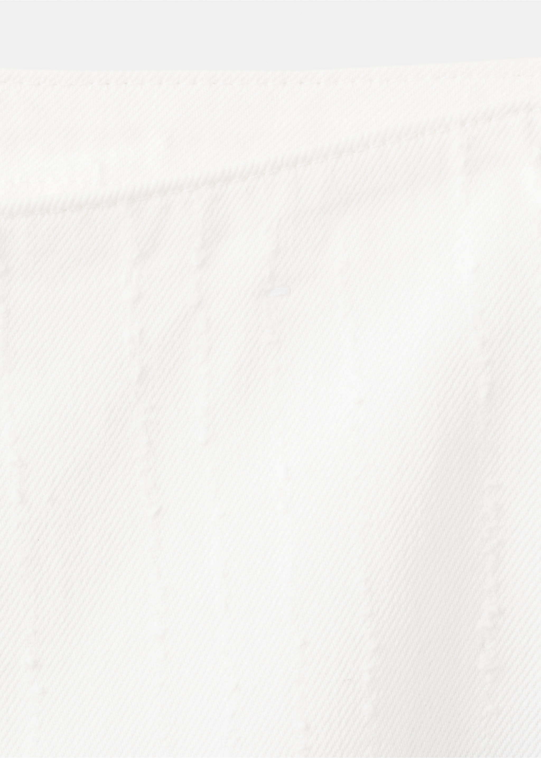Texans cintura baixa wide leg - Detall de l'article 8, Blanc. Ref: 37041442-00.