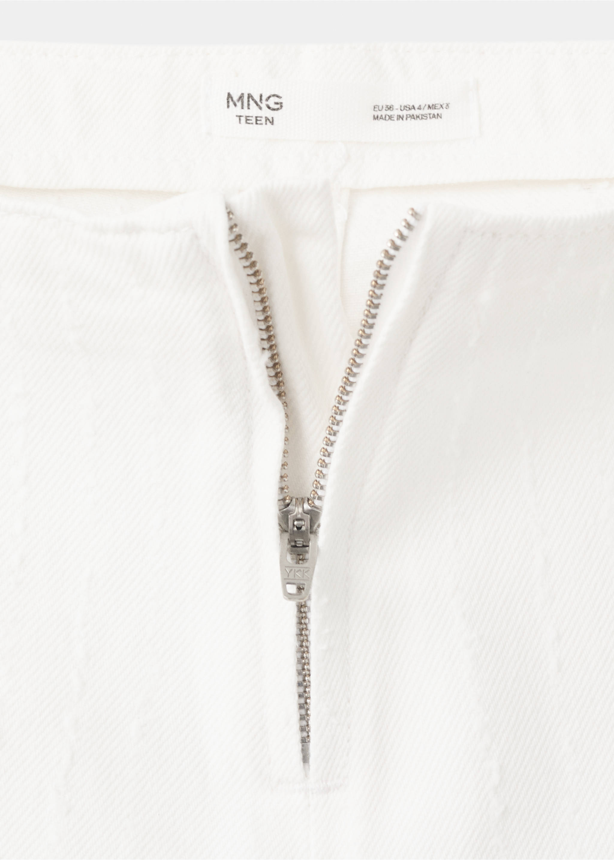 Texans cintura baixa wide leg - Detall de l'article 0, Blanc. Ref: 37041442-00.