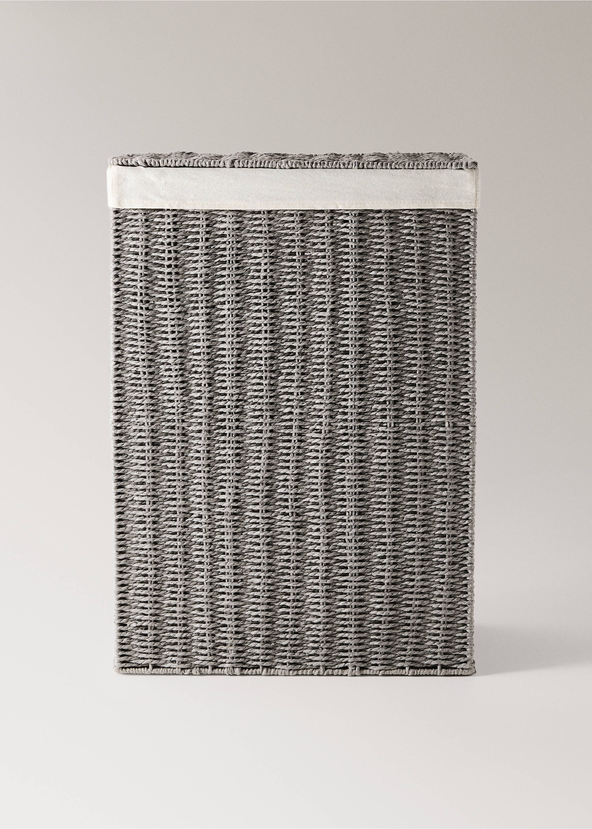 Large paper laundry basket - Article without model, Grey. Ref: 37041452-00.