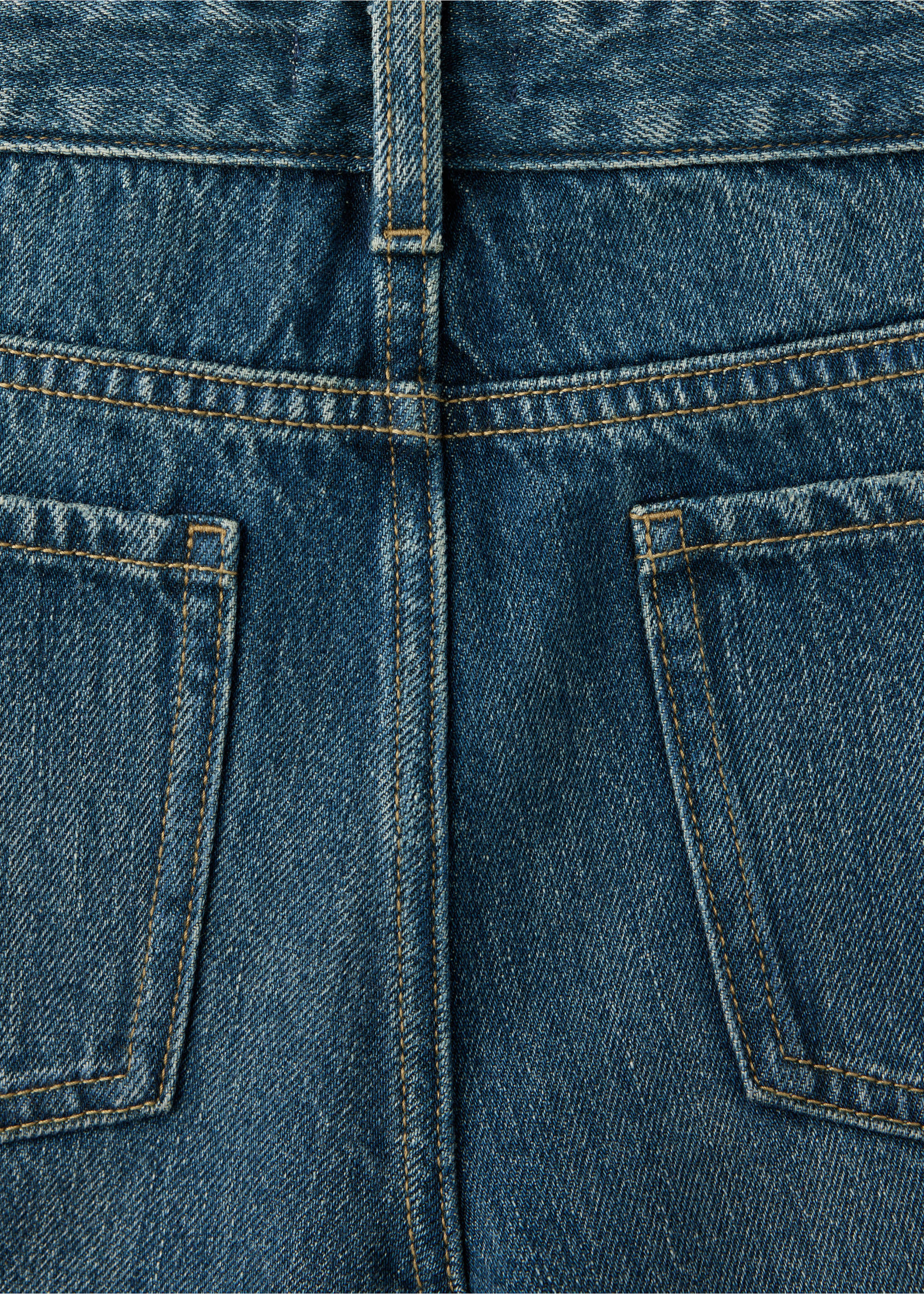 Jeans rectos cruzados - Detalle del artículo 0, Azul medio vintage. Ref: 37041456-00.