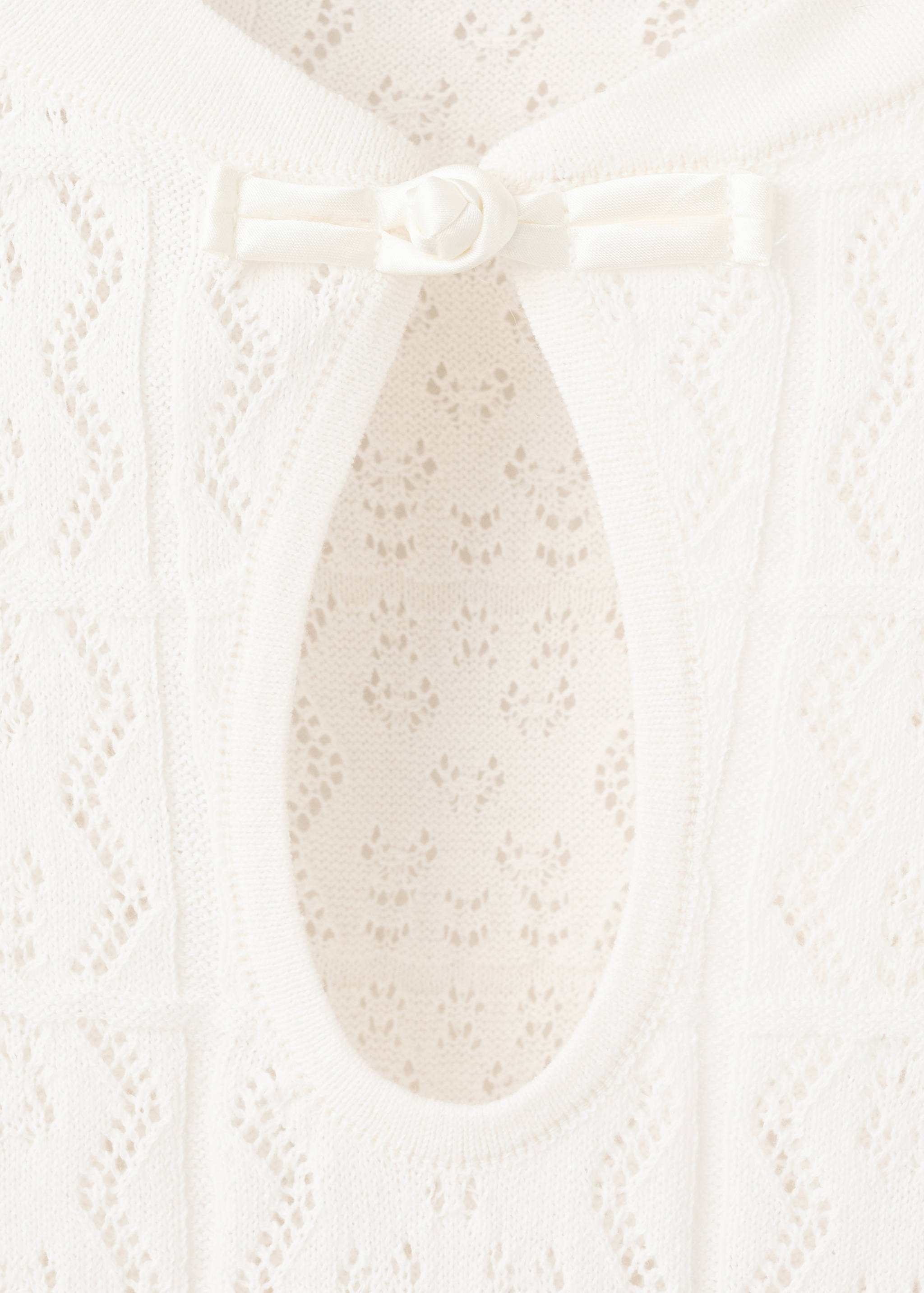 Vestido corto punto calado - Detalle del artículo 8