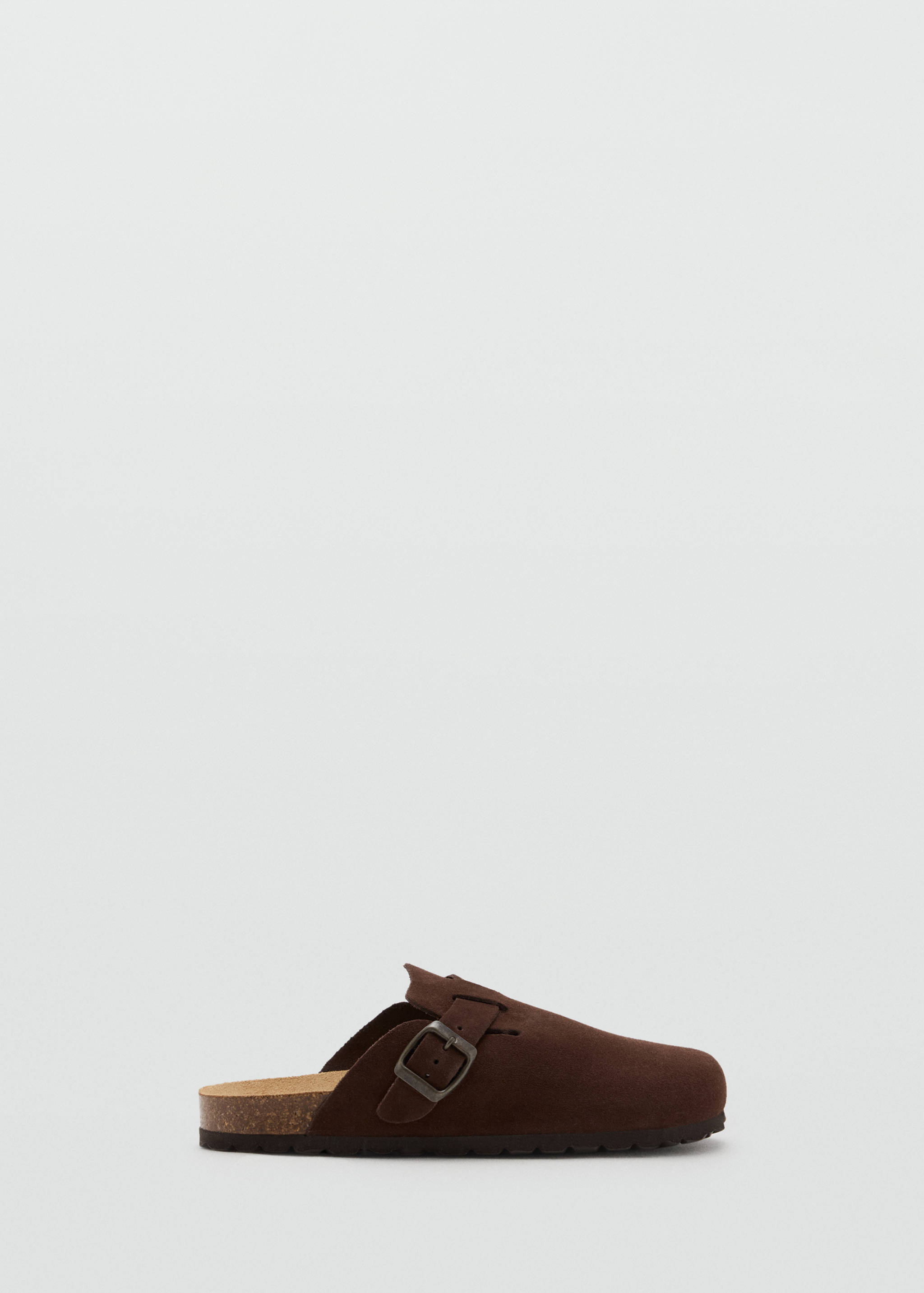 Leather clogs with buckle - Article without model