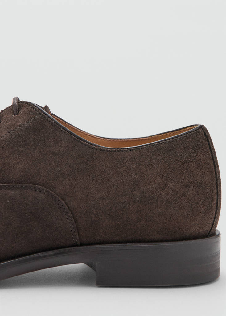 Leather suit shoes — Chocolate