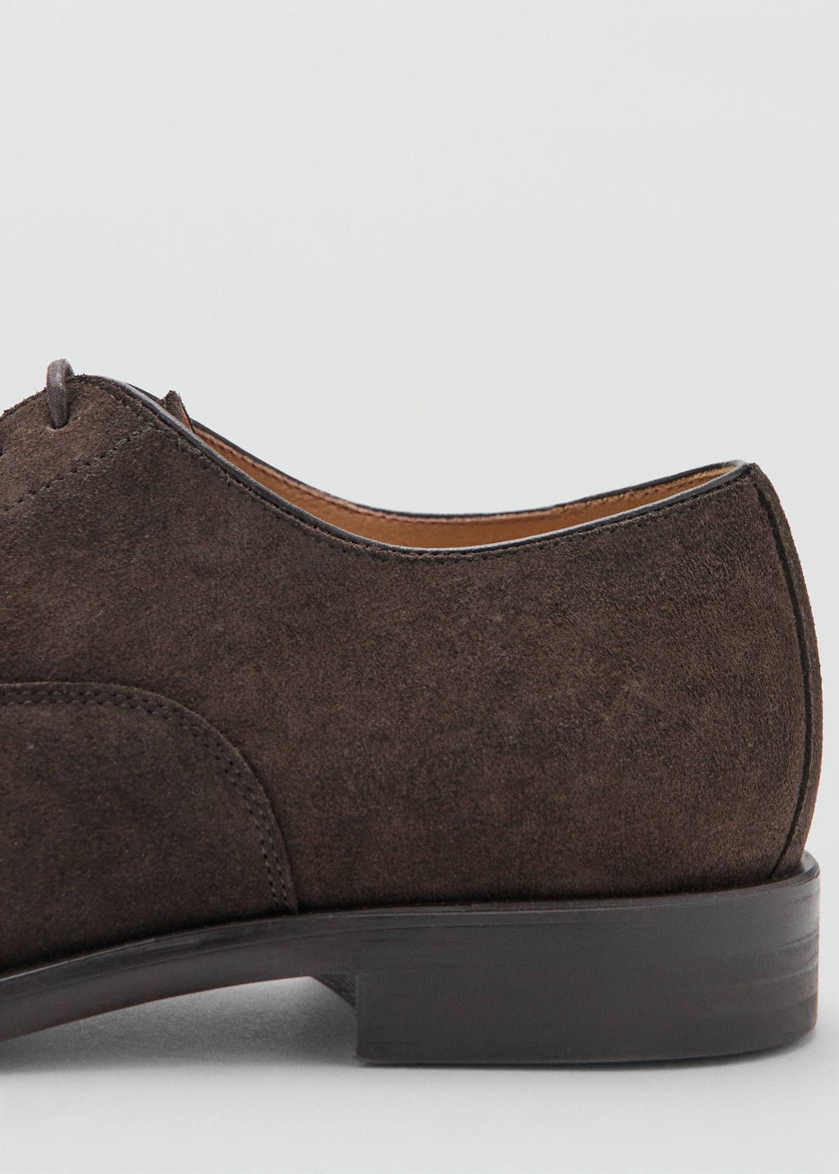 Leather suit shoes — Chocolate