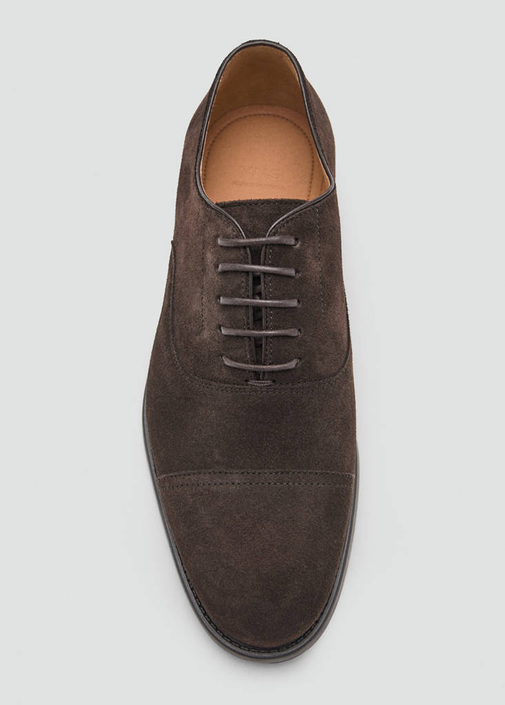Leather suit shoes — Chocolate