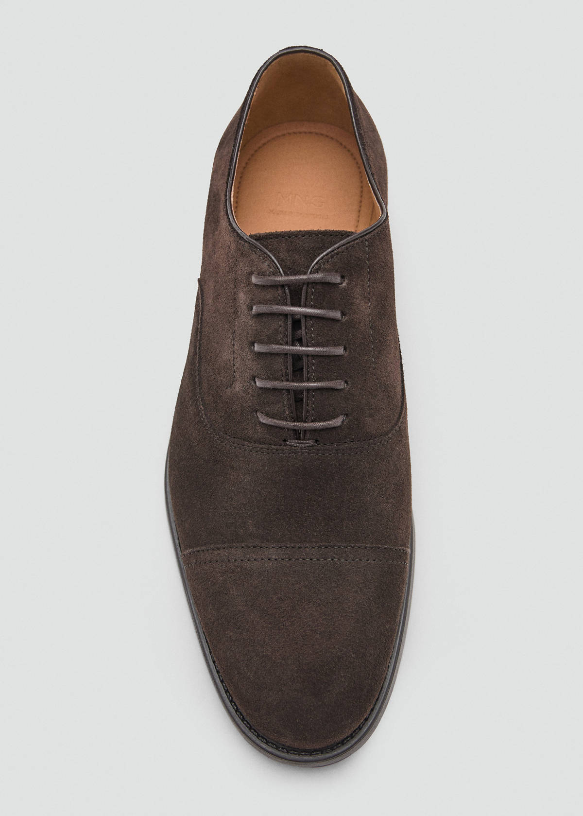 Leather suit shoes — Chocolate