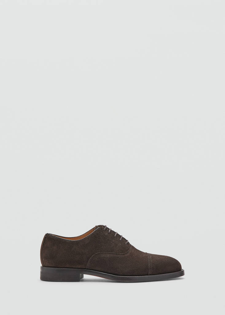 Leather suit shoes — Chocolate