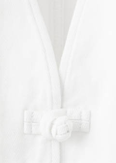 Toggle denim top with frogs — White 7