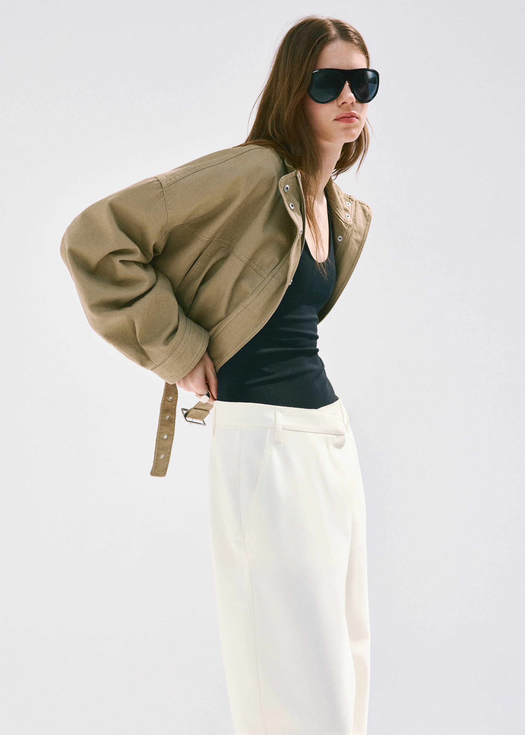 Asymmetrische Baumwollhose - Detail des Artikels 1
