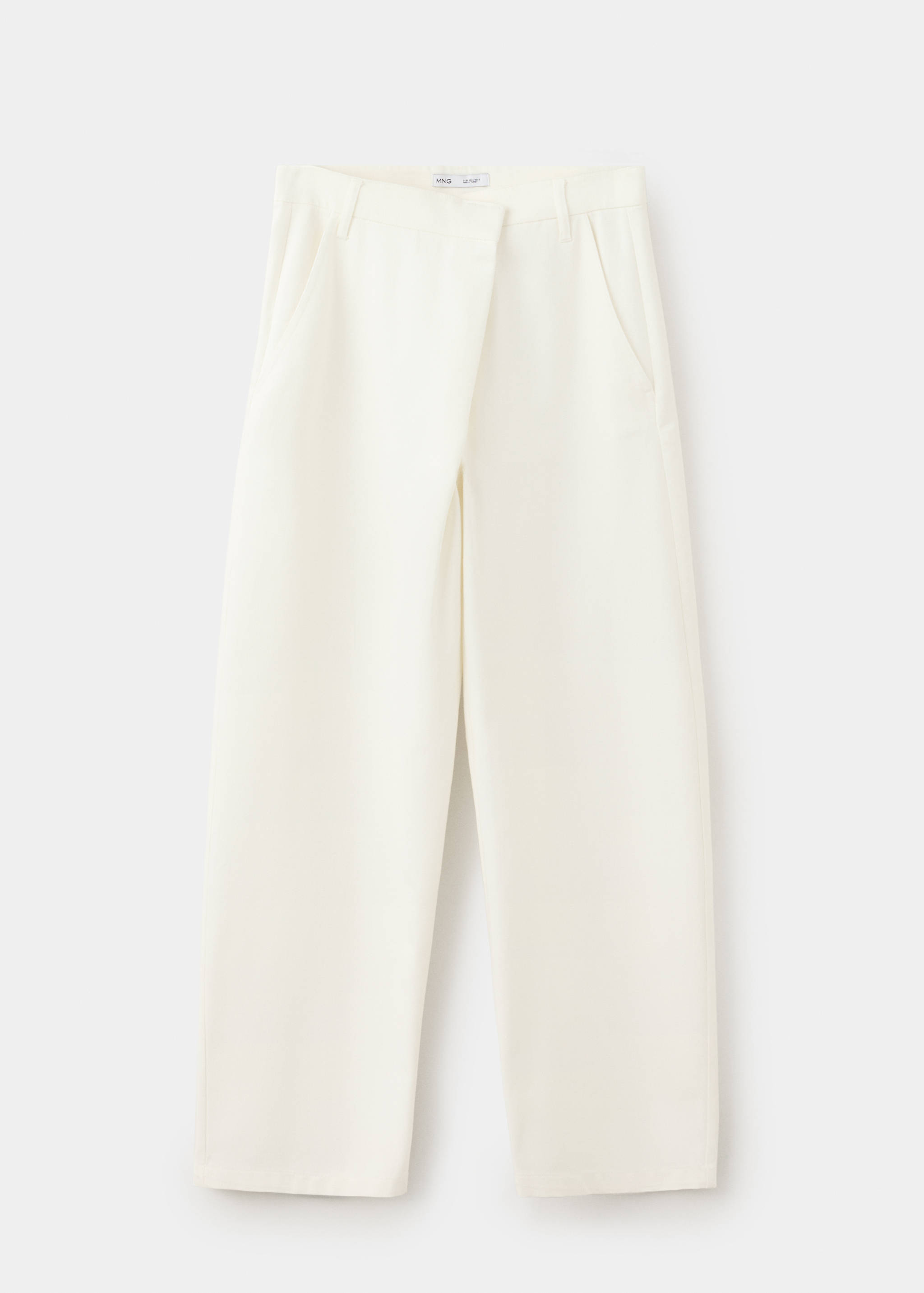 Asymmetrical cotton pants - Article without model
