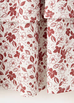 Floral print frill skirt — Maroon 5
