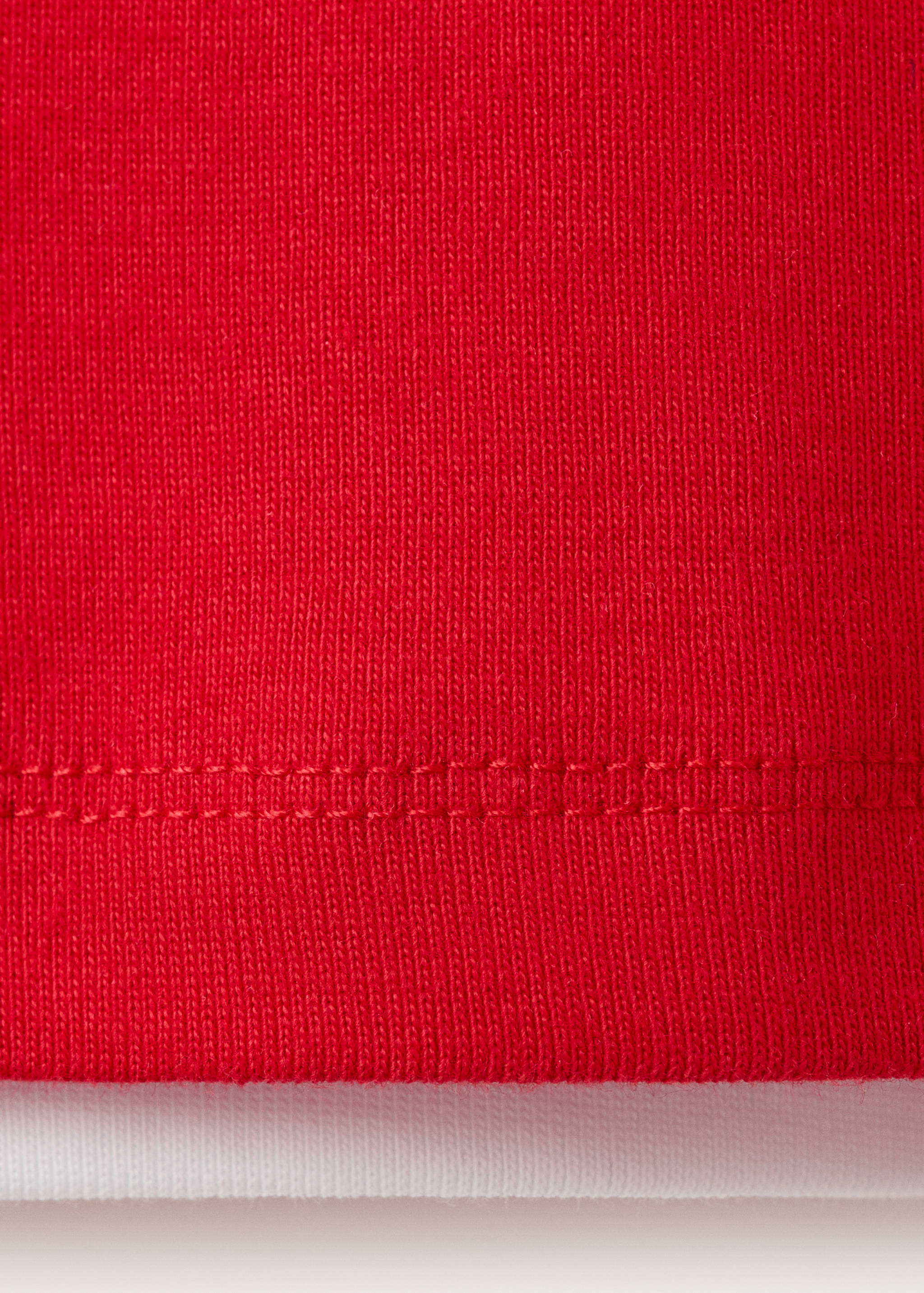 Tweekleurig gecombineerd T-shirt - Detail van het artikel 0
