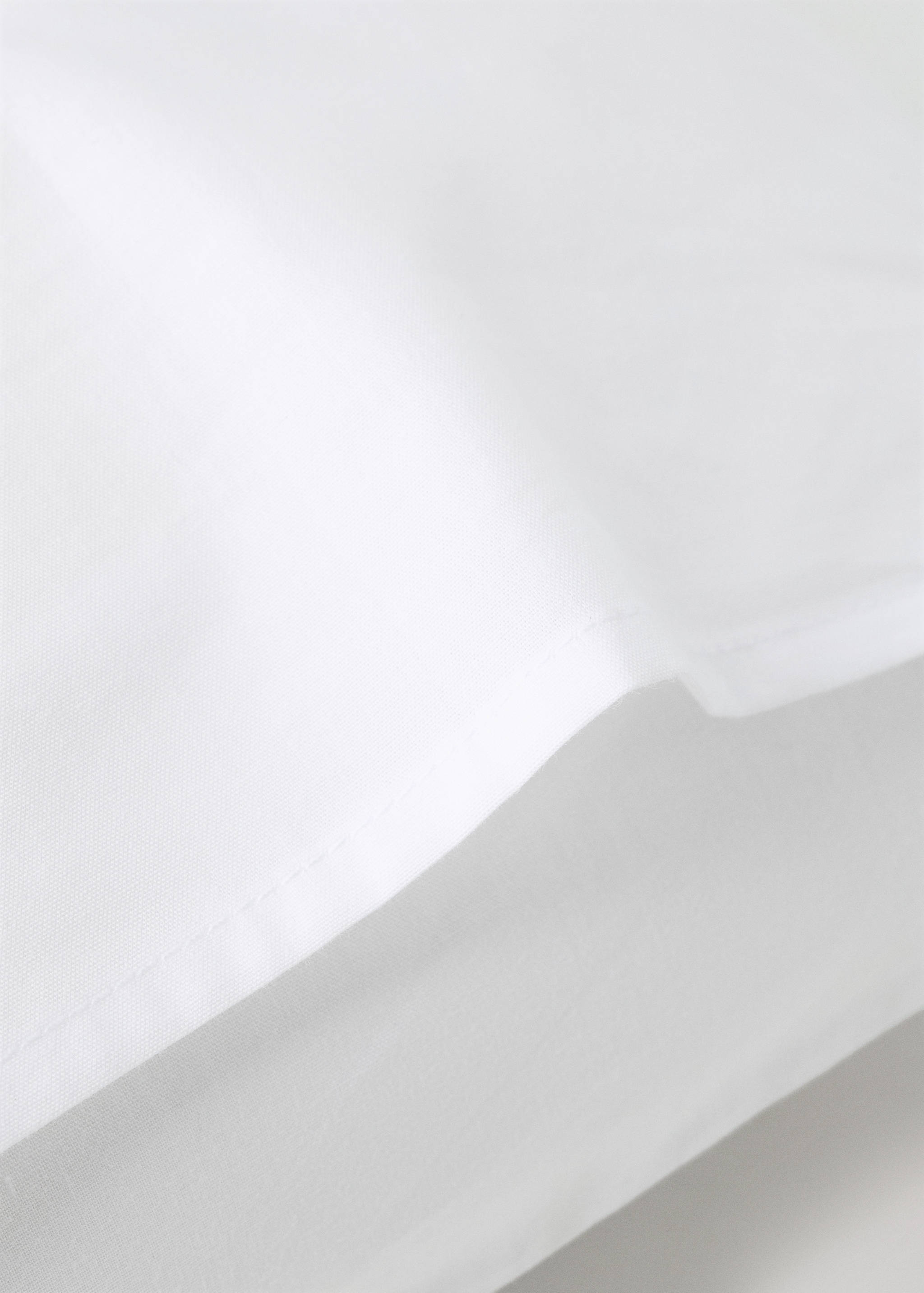 Kopfkissenbezug für Babybett aus 100 % Baumwolle mit Stickdetail - Detail des Artikels 2