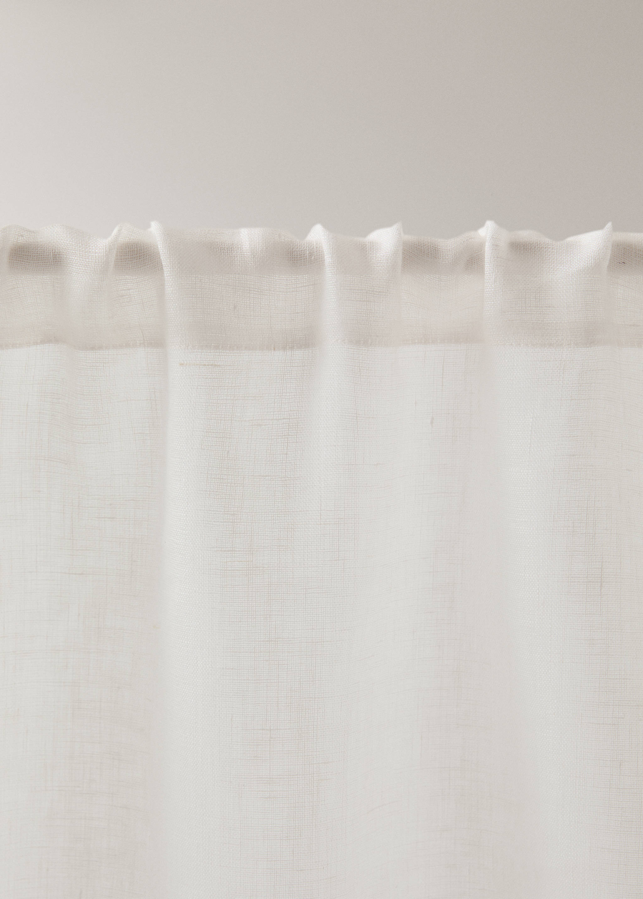 100% linen roller blind with low transparency - Details of the article 2