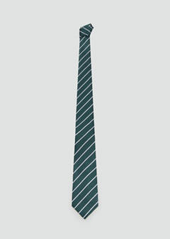 Striped tie — Green 1
