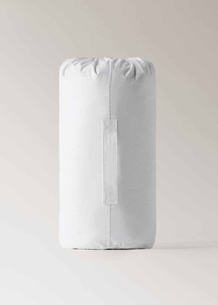 Kissenfüllung Feder Daune 3 Kammern 50x75 cm — Weiß