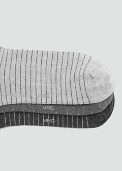 3 pack mixed socks — Grey 3