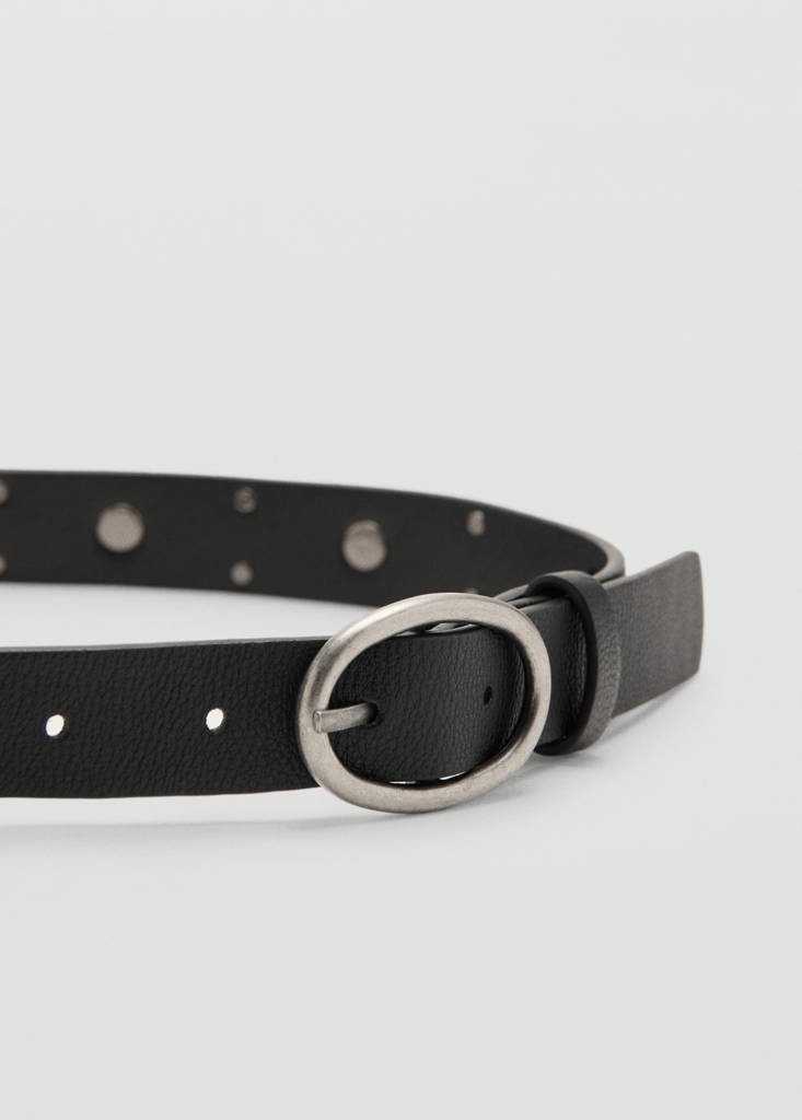 Studded belt — Black