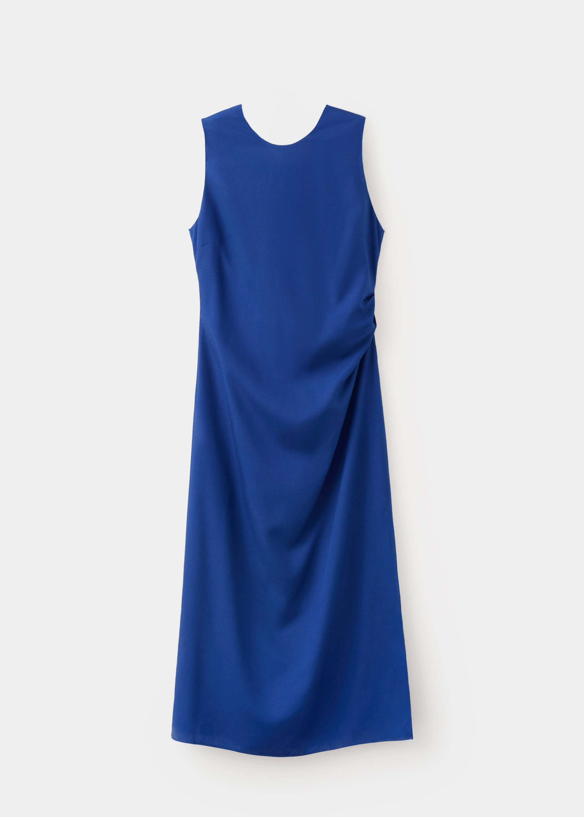 Side ruched dress with tie detail - Article without model