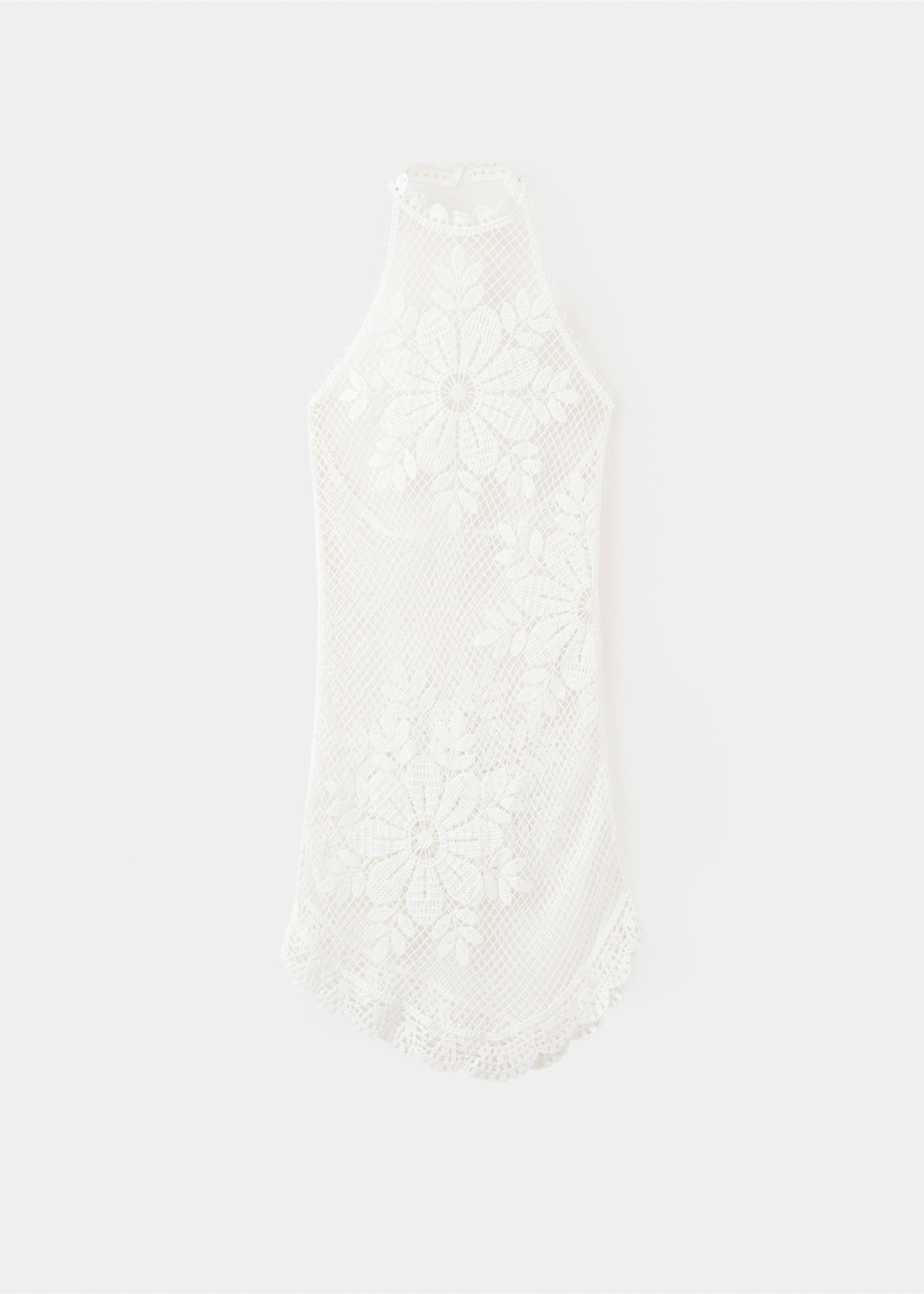 Floral crochet dress - Article without model, White. Ref: 37042530-00.