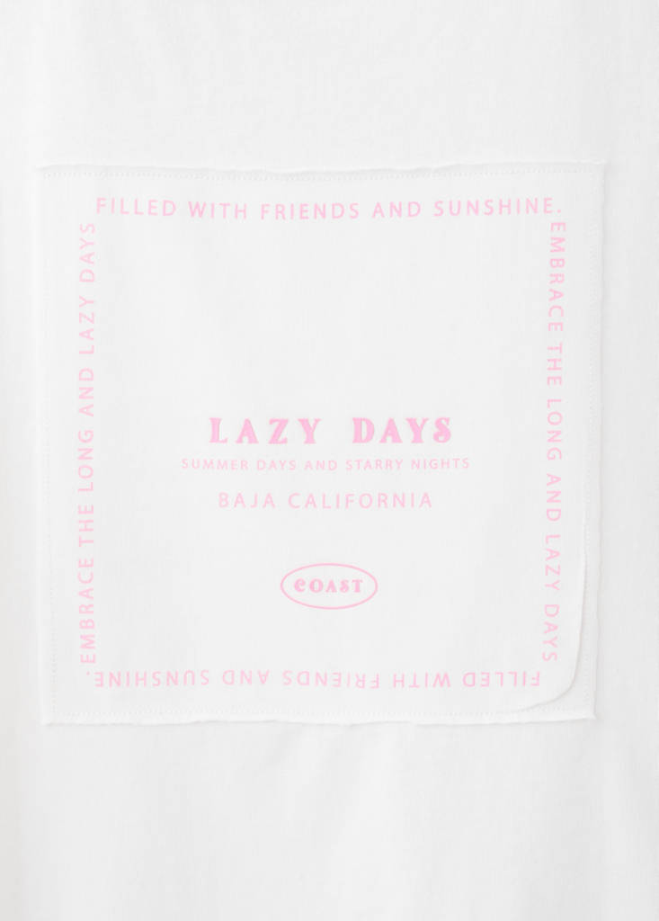Printed cotton-blend t-shirt — Off White