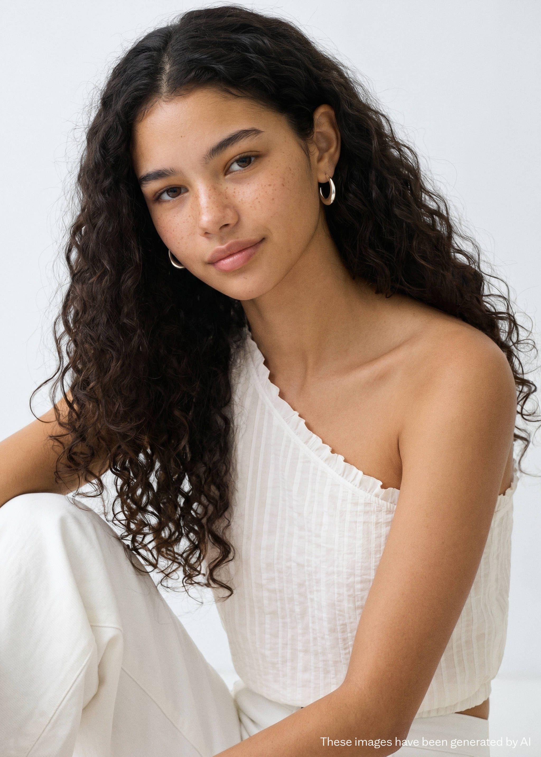 Asymmetrical cotton top - Medium plane