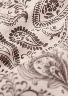 Paisley print scarf — Chocolate 3