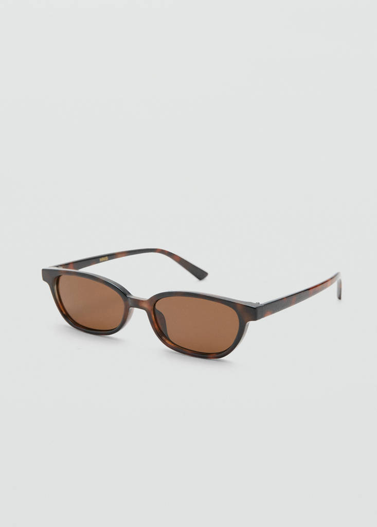 Resin frame sunglasses — Chocolate