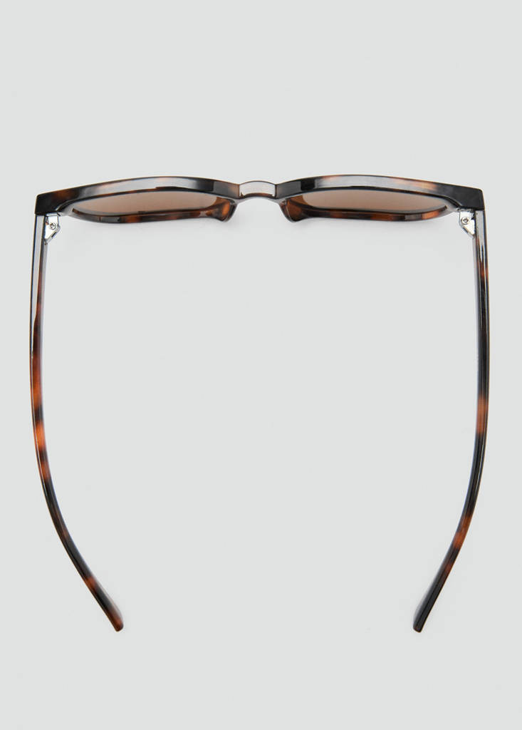 Resin frame sunglasses — Chocolate