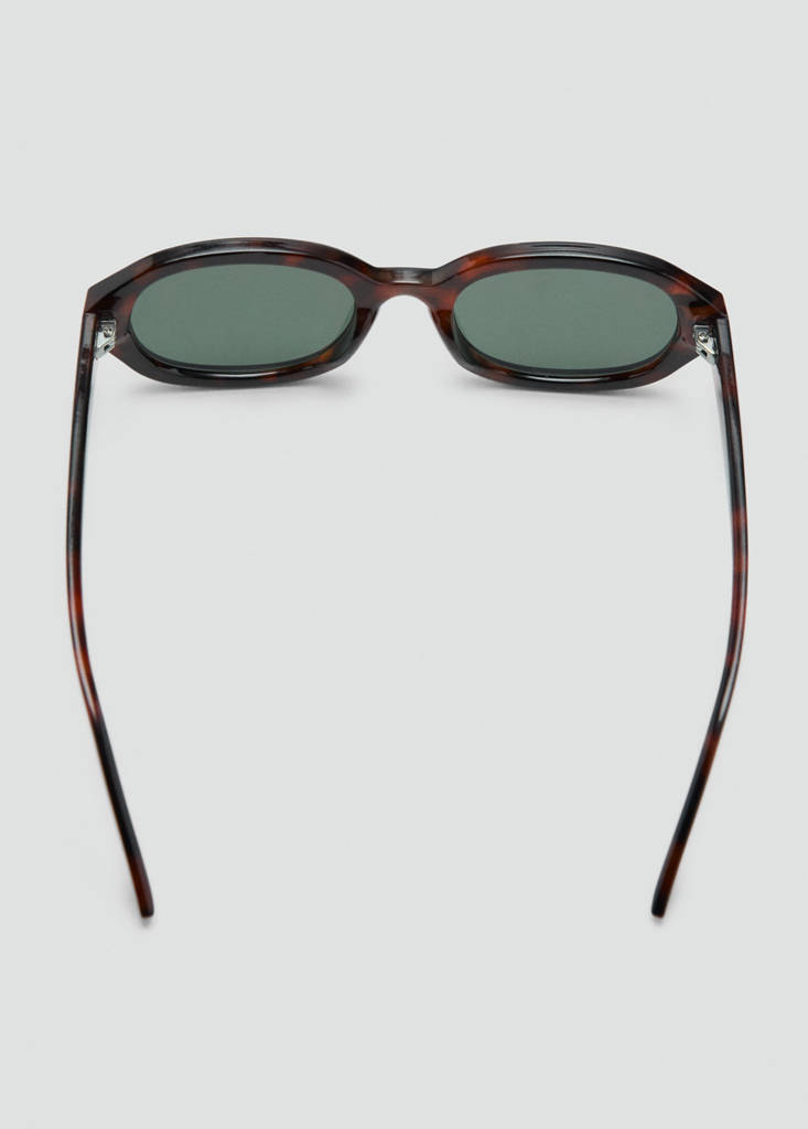Rectangular-frame sunglasses — Chocolate