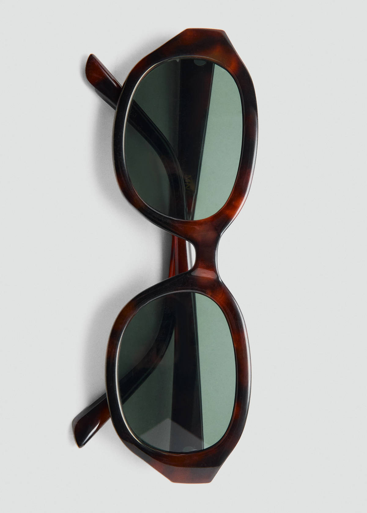 Rectangular-frame sunglasses — Chocolate