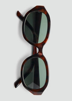 Rectangular-frame sunglasses — Chocolate 3