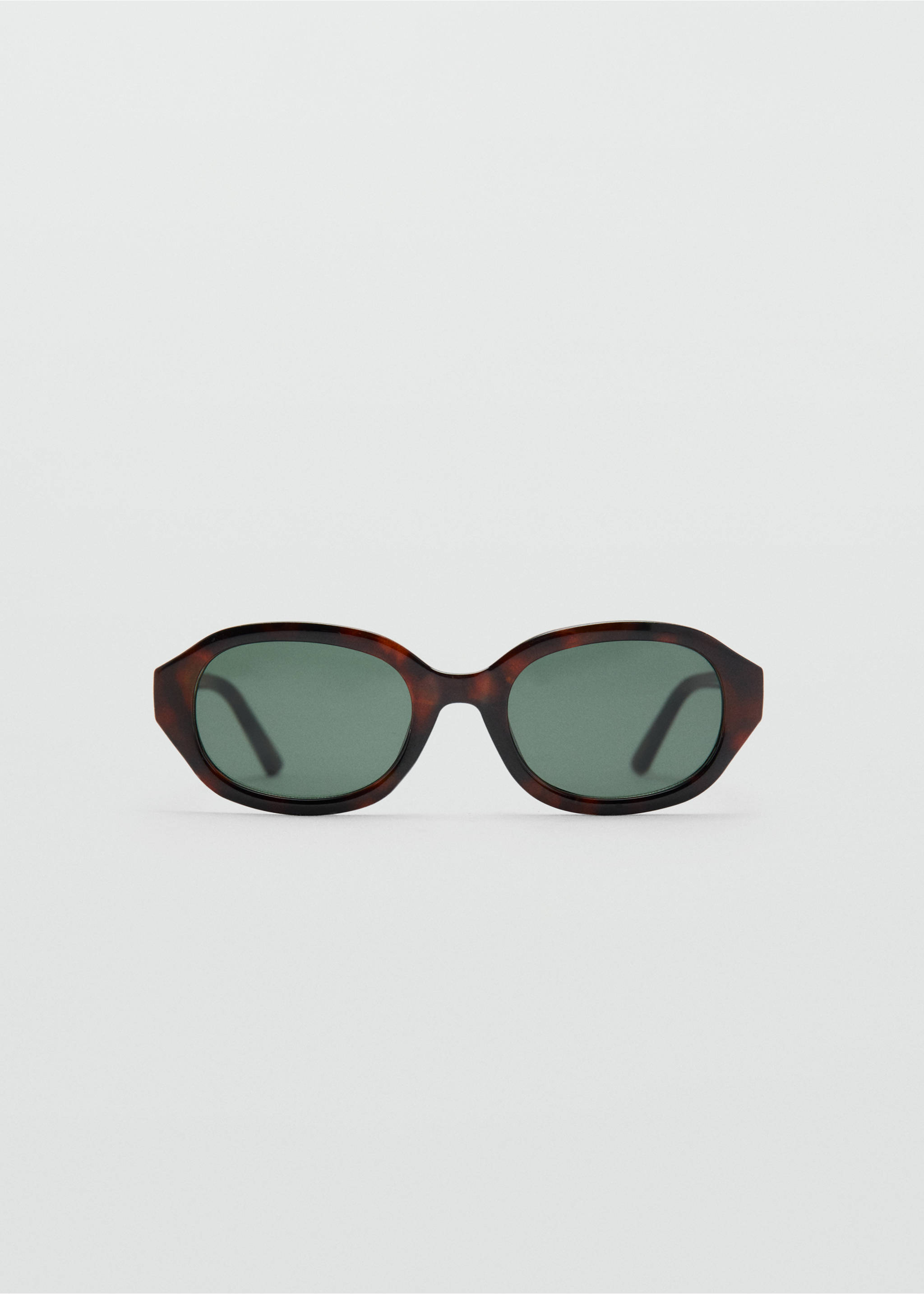 Rectangular-frame sunglasses - Article without model, Chocolate. Ref: 37042538-00.