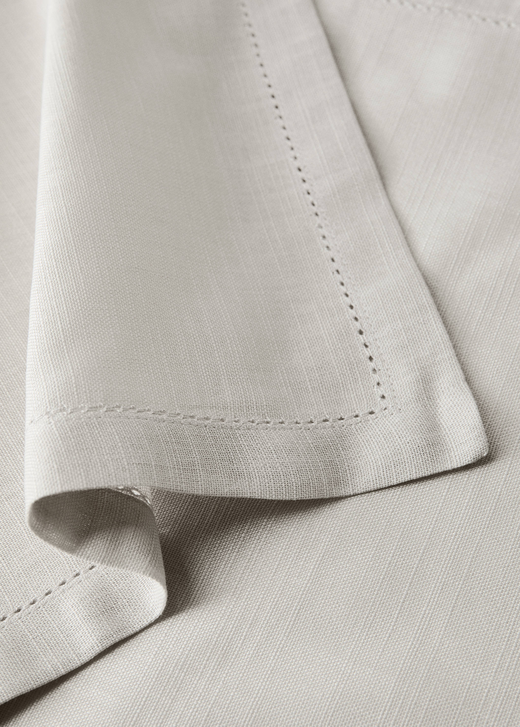 Cotton placemat with hemstitch - Details of the article 1