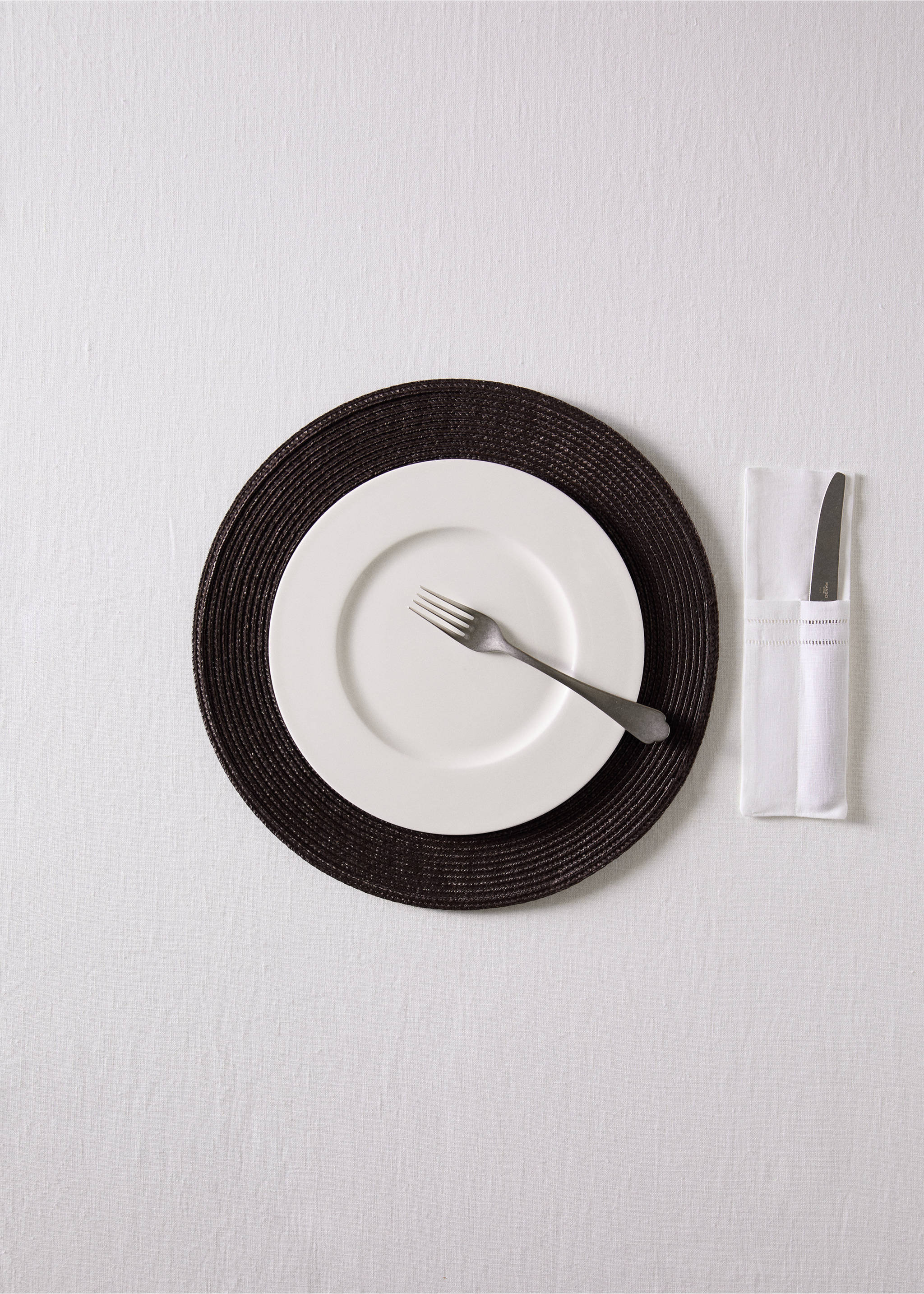 Polypropylene placemats - General plane, Brown. Ref: 37042551-00.