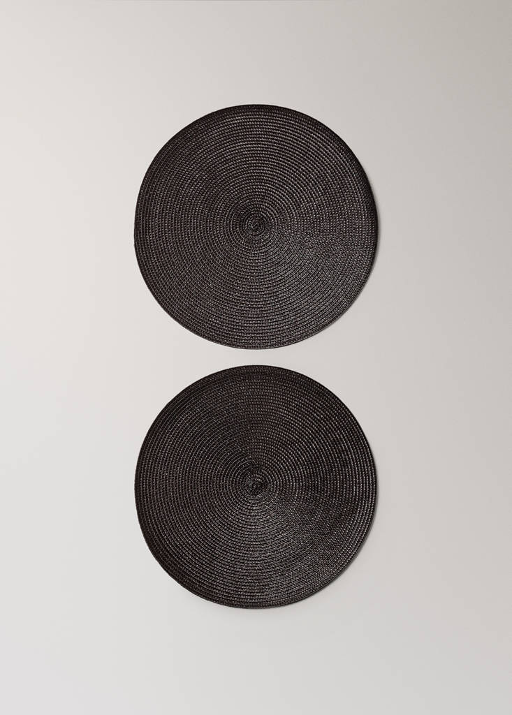 Polypropylene placemats — Brown