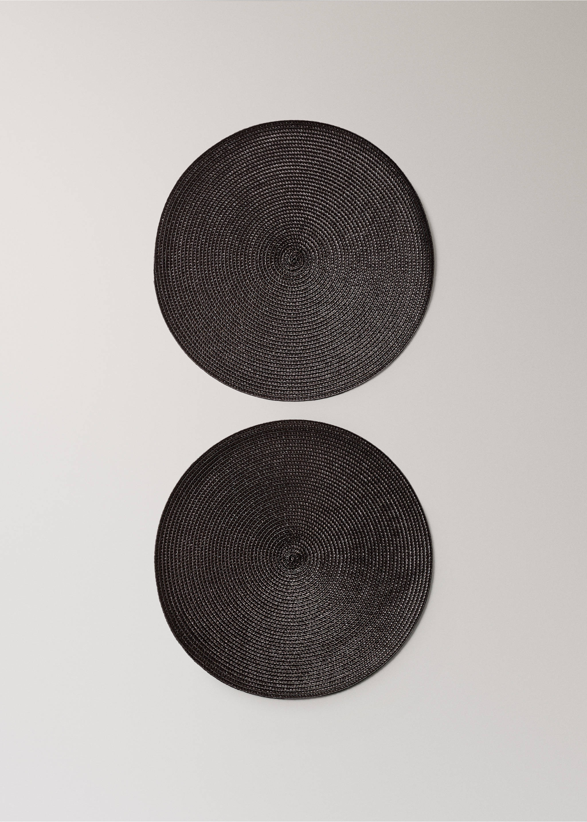 Polypropylene placemats - Article without model, Brown. Ref: 37042551-00.