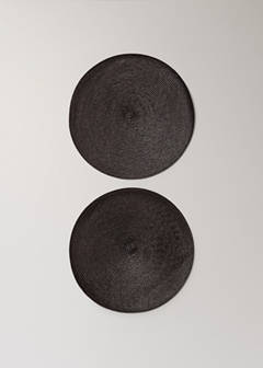Round placemats — Brown 4