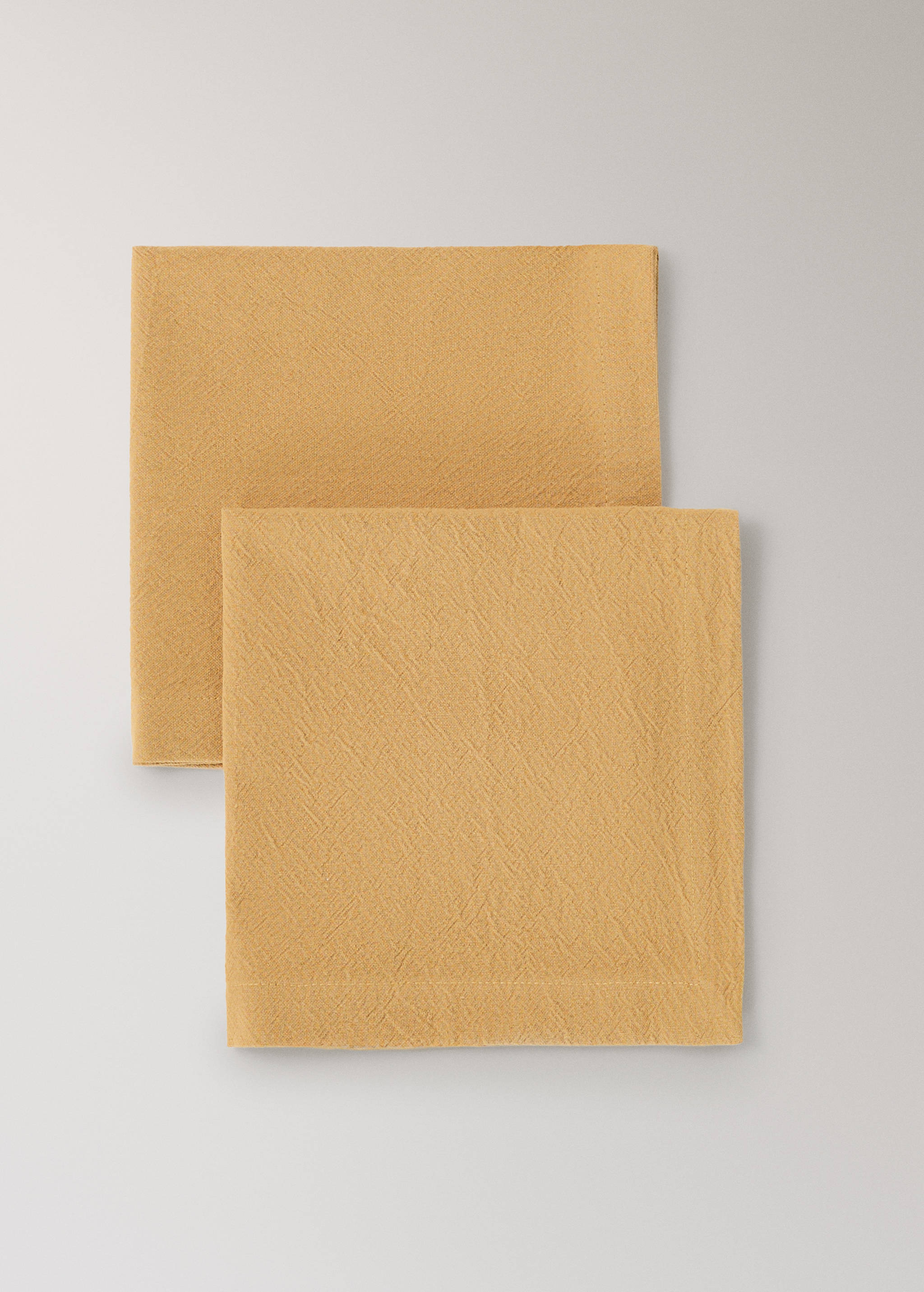 Washed cotton napkins 45 x 45 cm - Details of the article 1