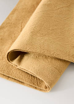 Washed cotton napkins 45 x 45 cm — Curry 3
