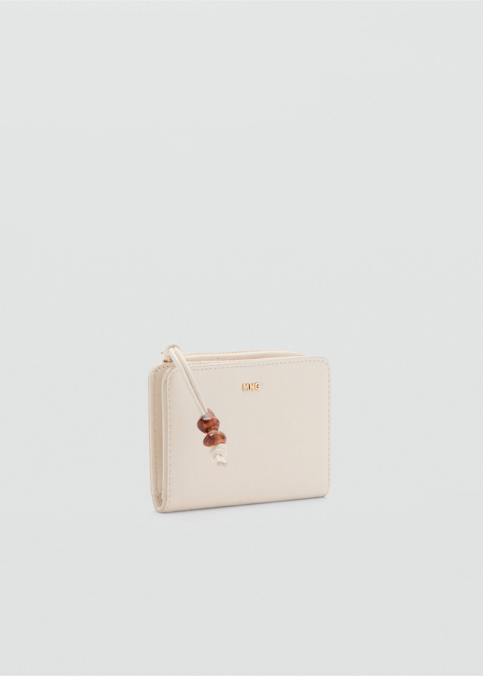 Small beaded purse - Medium plane, Ecru. Ref: 37042557-00.