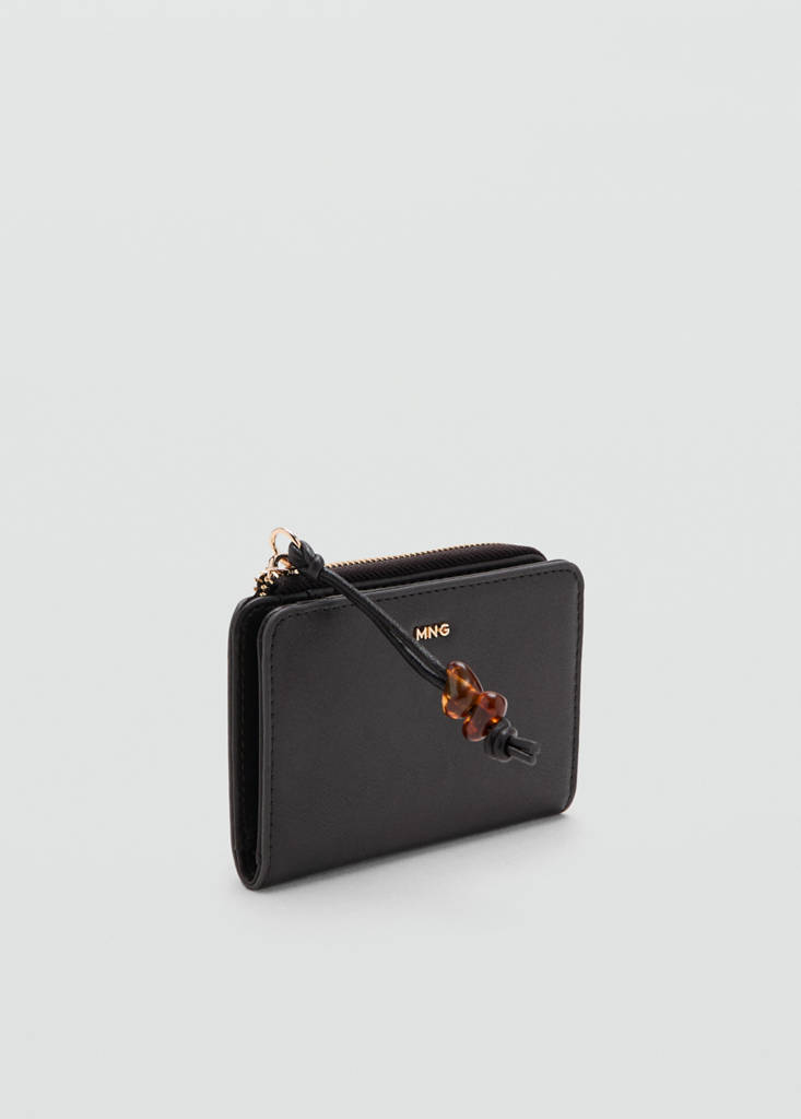Small beaded purse — Chocolate